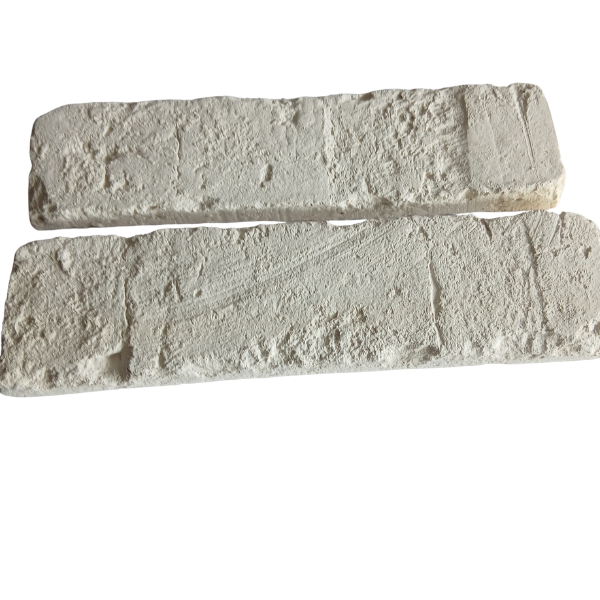 Riemchen aus beton Weiß